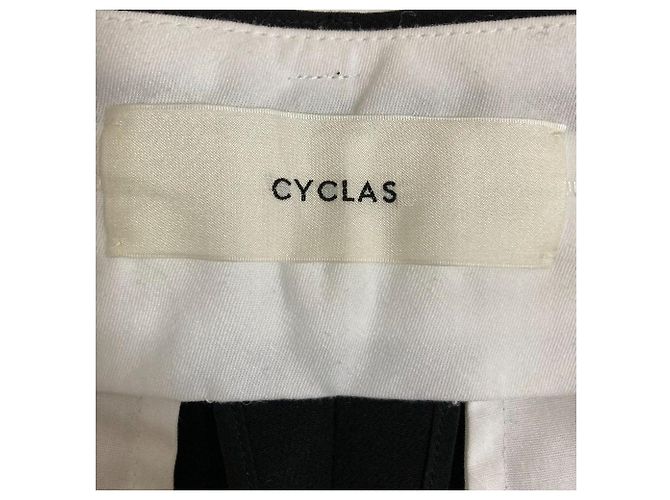 Autre Marque Pantaloni in misto seta CYCLAS Nero - vista 5