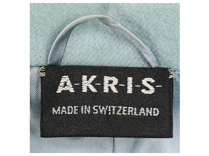 Autre Marque Abrigo de cachemira Akris Azul Azul claro - vista 10