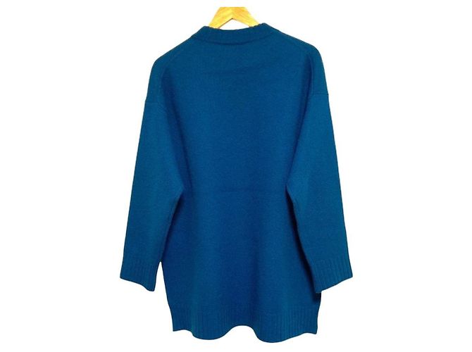 Jil Sander Wollpullover Blau - Ansicht 2