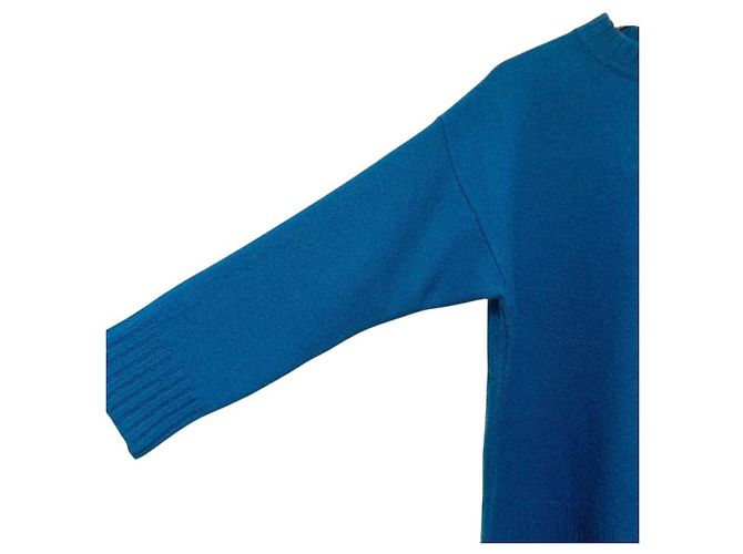 Jil Sander Wollpullover Blau - Ansicht 3