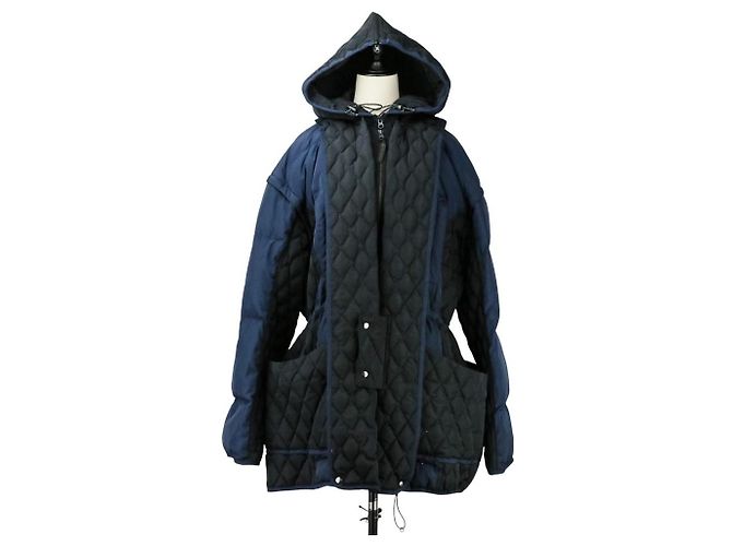 Autre Marque Abrigo acolchado WILD THINGS × JUN MIKAMI Negro Azul marino - vista 2