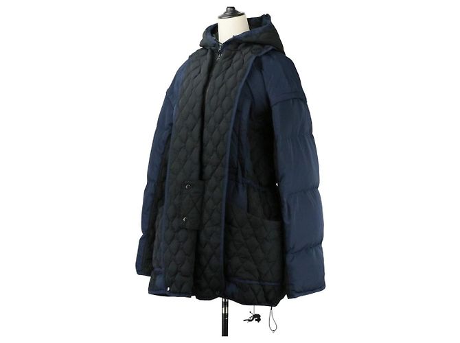 Autre Marque Abrigo acolchado WILD THINGS × JUN MIKAMI Negro Azul marino - vista 3