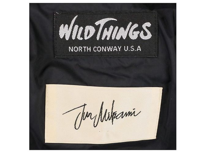 Autre Marque Abrigo acolchado WILD THINGS × JUN MIKAMI Negro Azul marino - vista 8