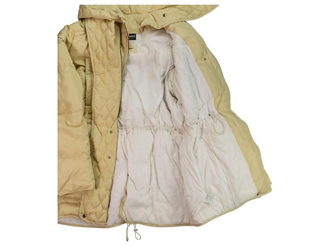 Autre Marque Wild Things × JUN MIKAMI Quilting Coat Beige Crudo - vista 8