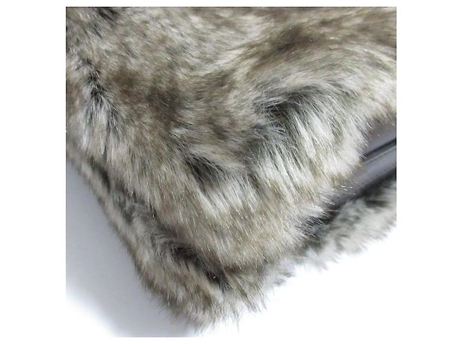 Autre Marque Borsa 2way in pelliccia CHACOLI HYKE Marrone - vista 6