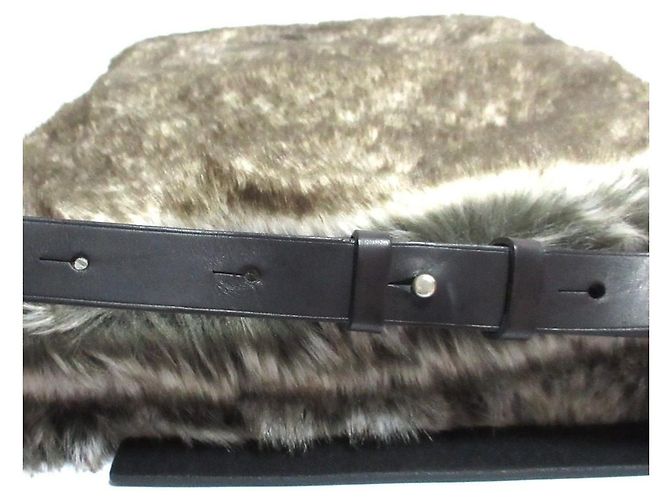 Autre Marque Borsa 2way in pelliccia CHACOLI HYKE Marrone - vista 7