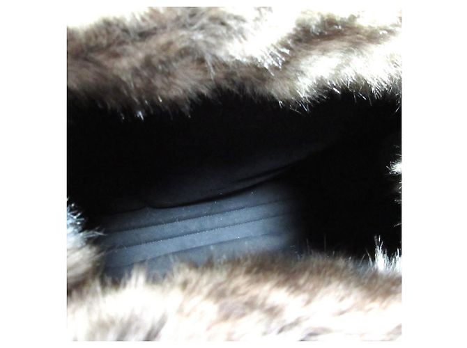 Autre Marque Borsa 2way in pelliccia CHACOLI HYKE Marrone - vista 9