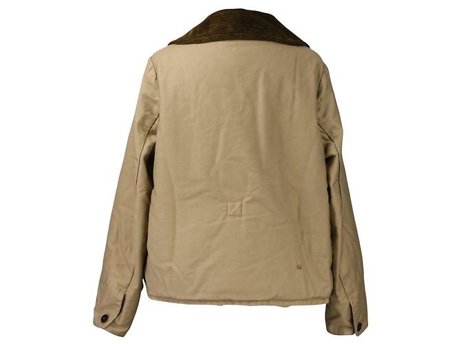 Autre Marque Chaqueta Boa Tyrol de satén de algodón 45R Beige - vista 4