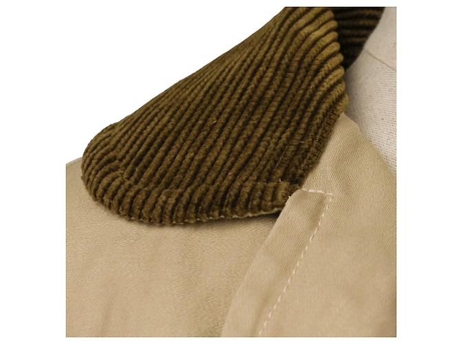 Autre Marque Chaqueta Boa Tyrol de satén de algodón 45R Beige - vista 7