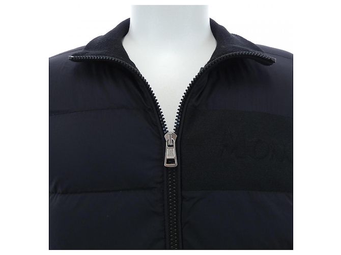 Casaco de Penas Moncler A9422 Preto - vista 7