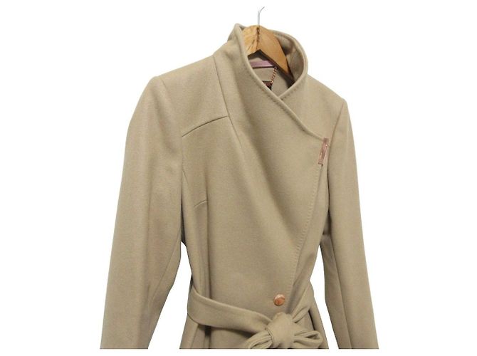 Autre Marque Abrigo TED BAKER KIKIIE de mezcla de cachemira Beige - vista 4