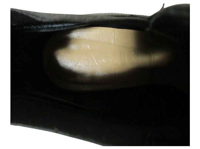 Acne STAR Chelsea Boots aus Leder Schwarz - Ansicht 4