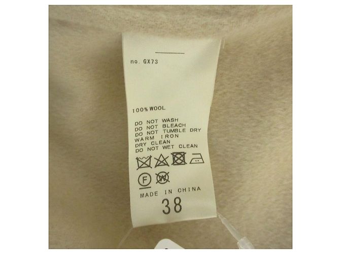 Autre Marque Abrigo 2way de lana de oveja Hamilton FRAMeWORK Beige - vista 7