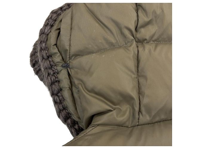Autre Marque Chaleco de Plumas con Capucha Munich Verde Caqui - vista 10