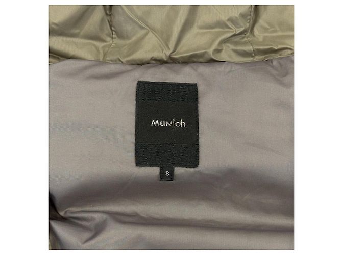Autre Marque Chaleco de Plumas con Capucha Munich Verde Caqui - vista 6