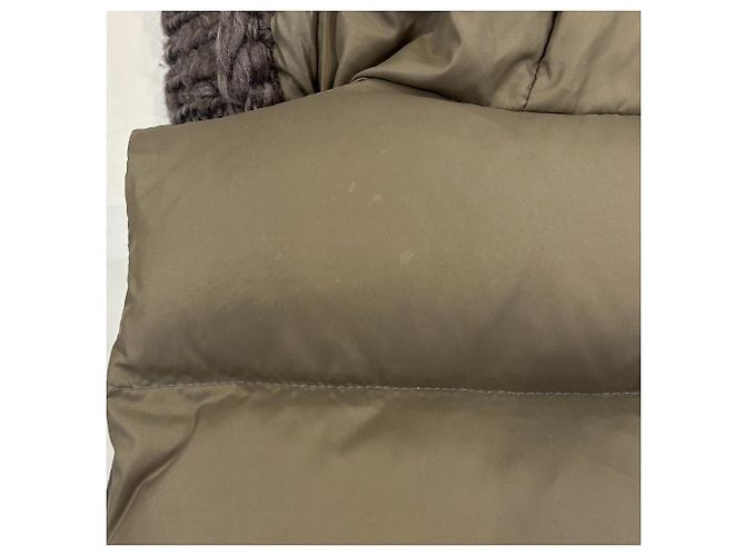 Autre Marque Chaleco de Plumas con Capucha Munich Verde Caqui - vista 9