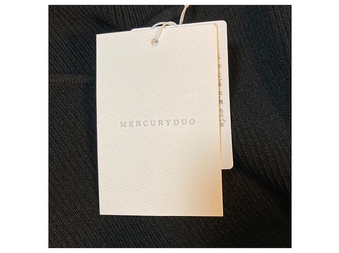 Autre Marque MERCURYDUO Docking Check Kleid Weiß - Ansicht 5