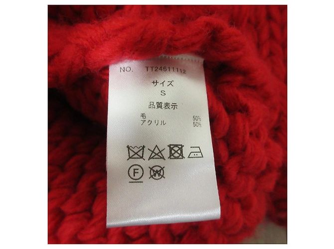 Autre Marque THE TOE NOTTING HILL HEART Strickpullover Rot - Ansicht 5