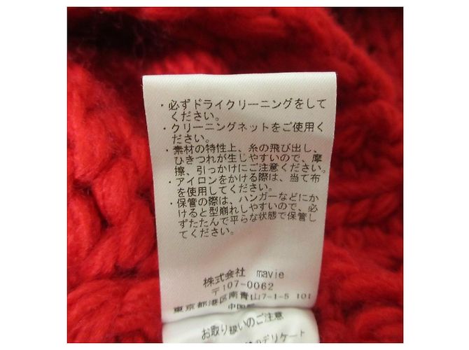 Autre Marque THE TOE NOTTING HILL HEART Strickpullover Rot - Ansicht 6