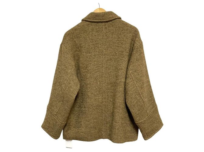 Autre Marque BONUM TWEED Reißverschlussmantel Beige - Ansicht 2