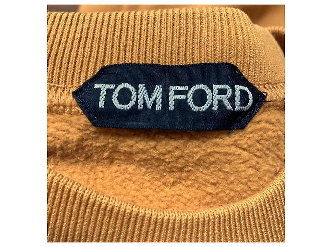 TOM FORD Sweatshirt aus Wolle Orange Gelb - Ansicht 6