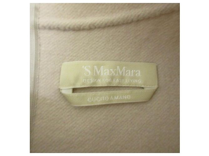 Abito Max Mara in misto lana e angora S Beige - vista 3