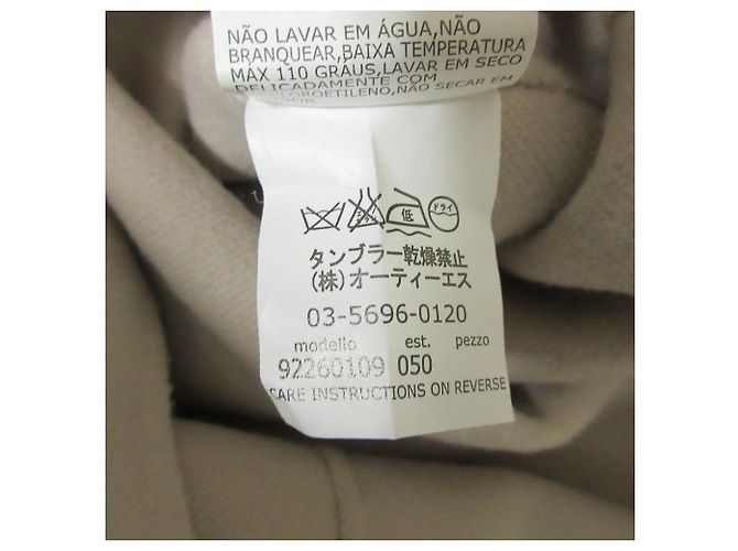 Abito Max Mara in misto lana e angora S Beige - vista 7