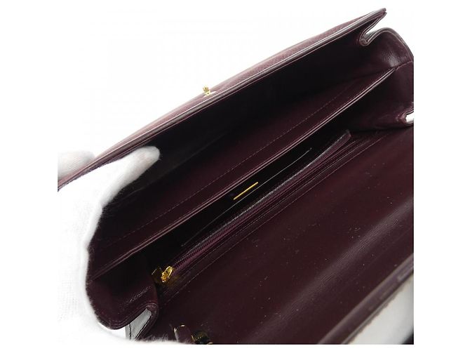 Autre Marque Borsa Comtesse Jackie in crine Rosso - vista 6