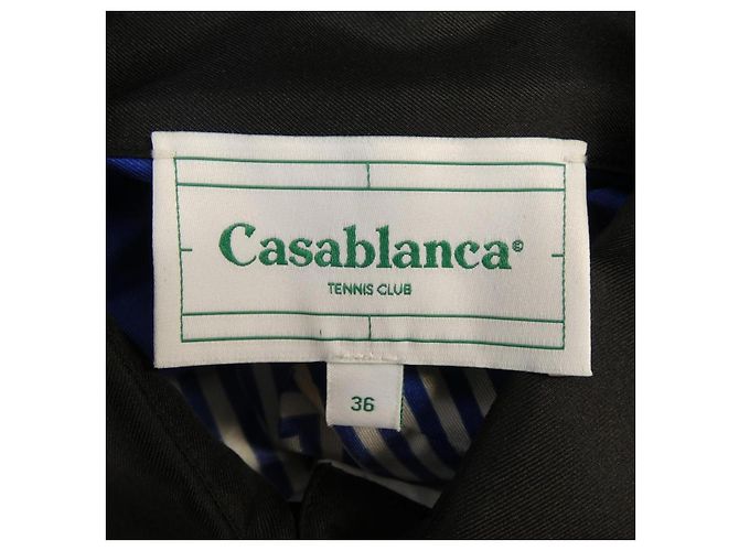 Autre Marque Vestido de seda Casablanca Blanco - vista 4