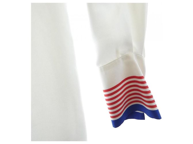 Autre Marque Vestido de seda Casablanca Blanco - vista 6