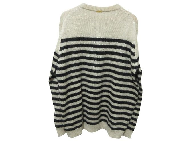 Autre Marque MUSE de Deuxieme Classe Pullover de malha de mohair e seda Bege - vista 2