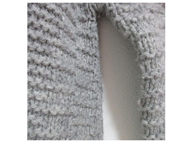Jil Sander+ Zopfstrickkleid aus Wolle Braun - Ansicht 9