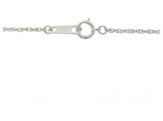 Autre Marque Collana in Pt900 Pt850 Zaffiro e Diamante Argento - vista 5