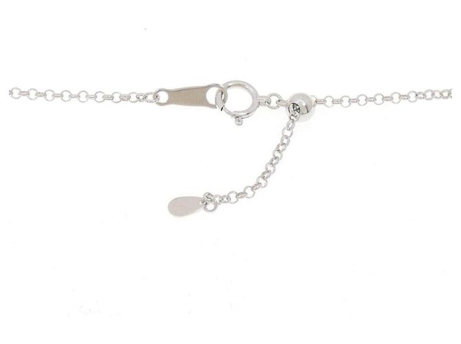 Autre Marque Collana in oro bianco e oro nero Au750 con diamanti - vista 5
