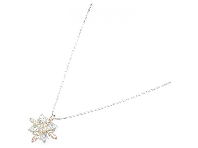 Autre Marque Collana GSTV Platinum Au750 Diamond Argento - vista 2