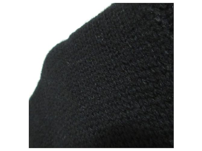 Chaleco largo de punto de cuello alto en cashmere Jil Sander Negro - vista 5