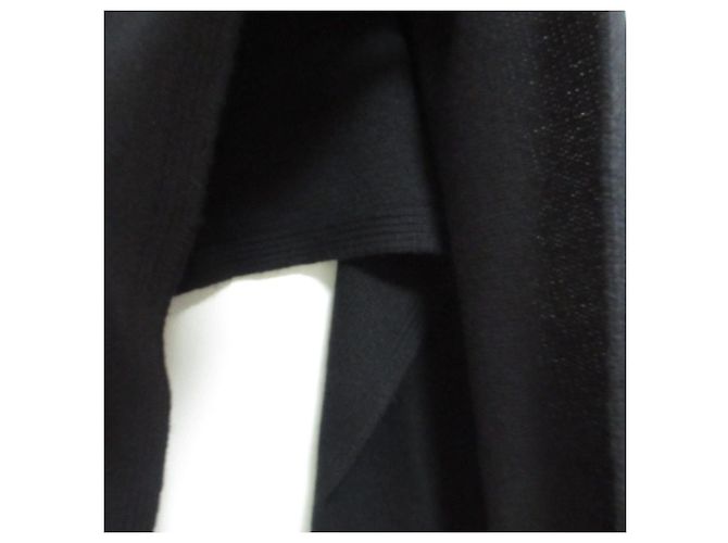Chaleco largo de punto de cuello alto en cashmere Jil Sander Negro - vista 7
