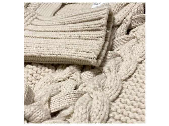 Autre Marque FRAY I.D Zopfstrick-Cardigan Roh - Ansicht 3