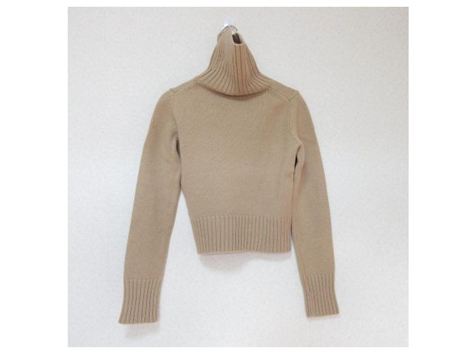 Burberry Rollkragenpullover aus Wolle Beige - Ansicht 2