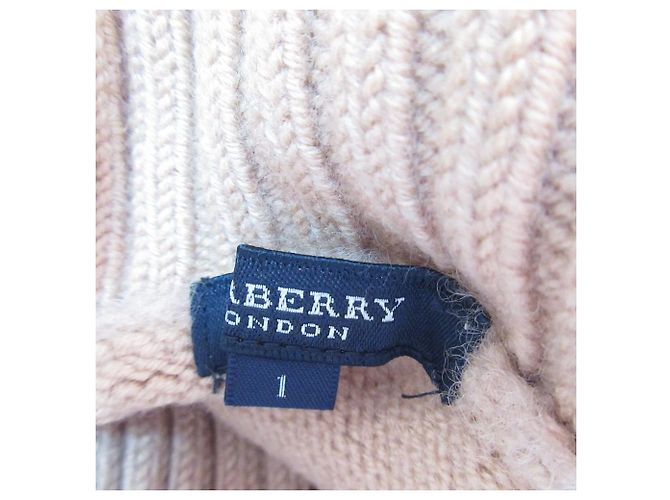 Burberry Rollkragenpullover aus Wolle Beige - Ansicht 6