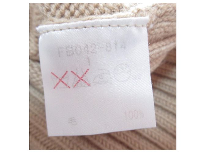 Burberry Rollkragenpullover aus Wolle Beige - Ansicht 7