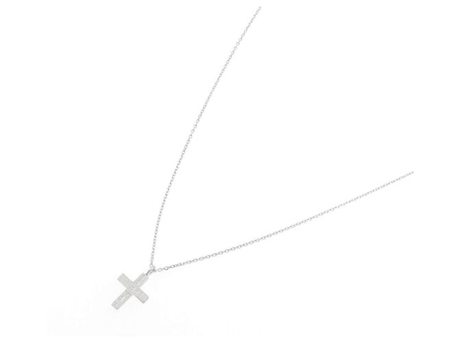 Autre Marque Collana Croce Au750 Argento - vista 2