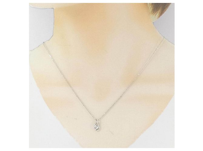 Autre Marque Collana in diamanti Pt900/Pt850 Argento - vista 6