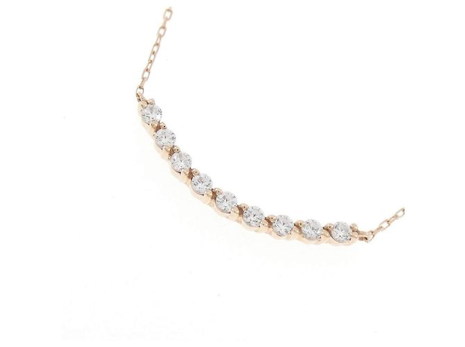 Autre Marque Collana 4°C K10 Pink Gold Rosa - vista 3
