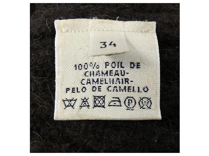 Cardigan Hermès Camel 34 Castaño - vista 3