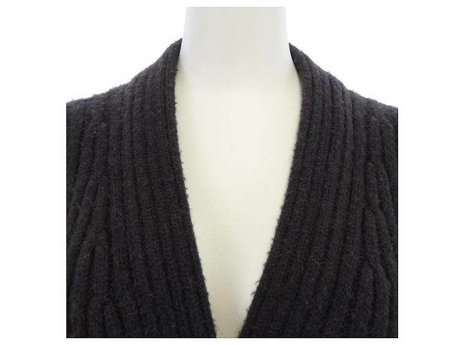 Cardigan Hermès Camel 34 Castaño - vista 5