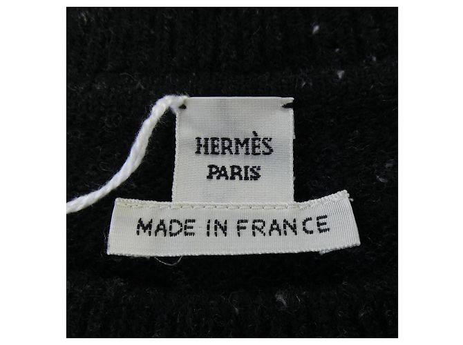 Hermès Strickwaren Schwarz Weiß - Ansicht 5