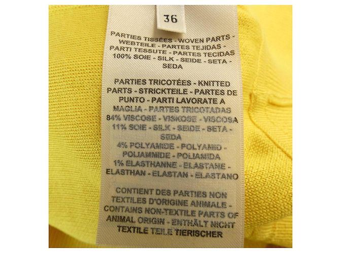 Hermès Hermes Twillaine Knit Amarillo - vista 3