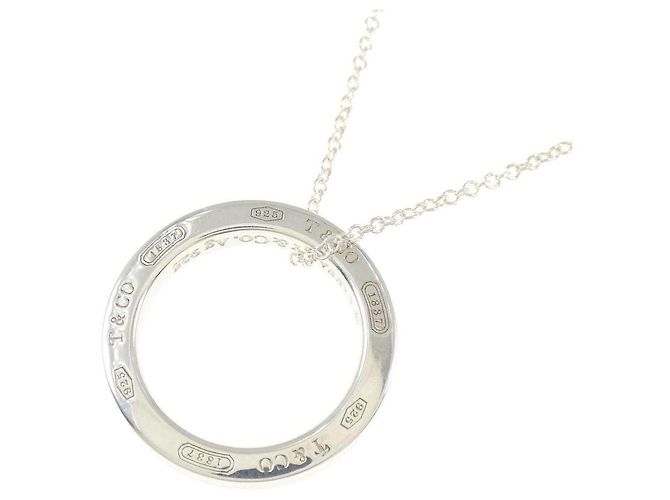 Tiffany & Co Tiffany 1837 Circle Halskette aus 925 Silber - Ansicht 3