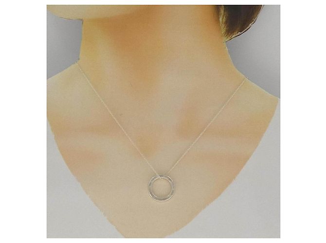 Tiffany & Co Tiffany 1837 Circle Halskette aus 925 Silber - Ansicht 5